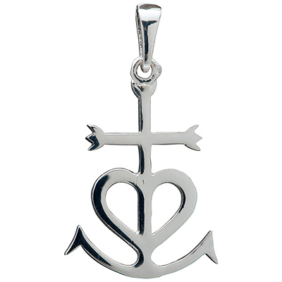 Pendentif Croix Camarguaise