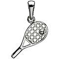 Pendentif Raquette Tennis