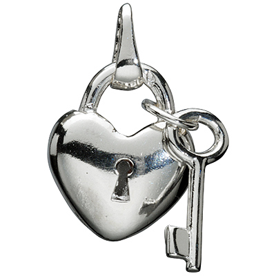 Pendentif Coeur Et Clé 