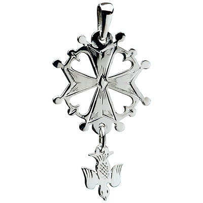 Pendentif Croix Huguenote 