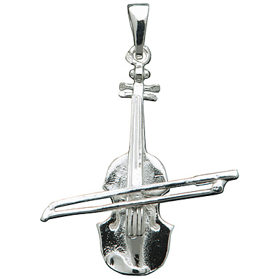 Pendentif violon or, pendentif musique